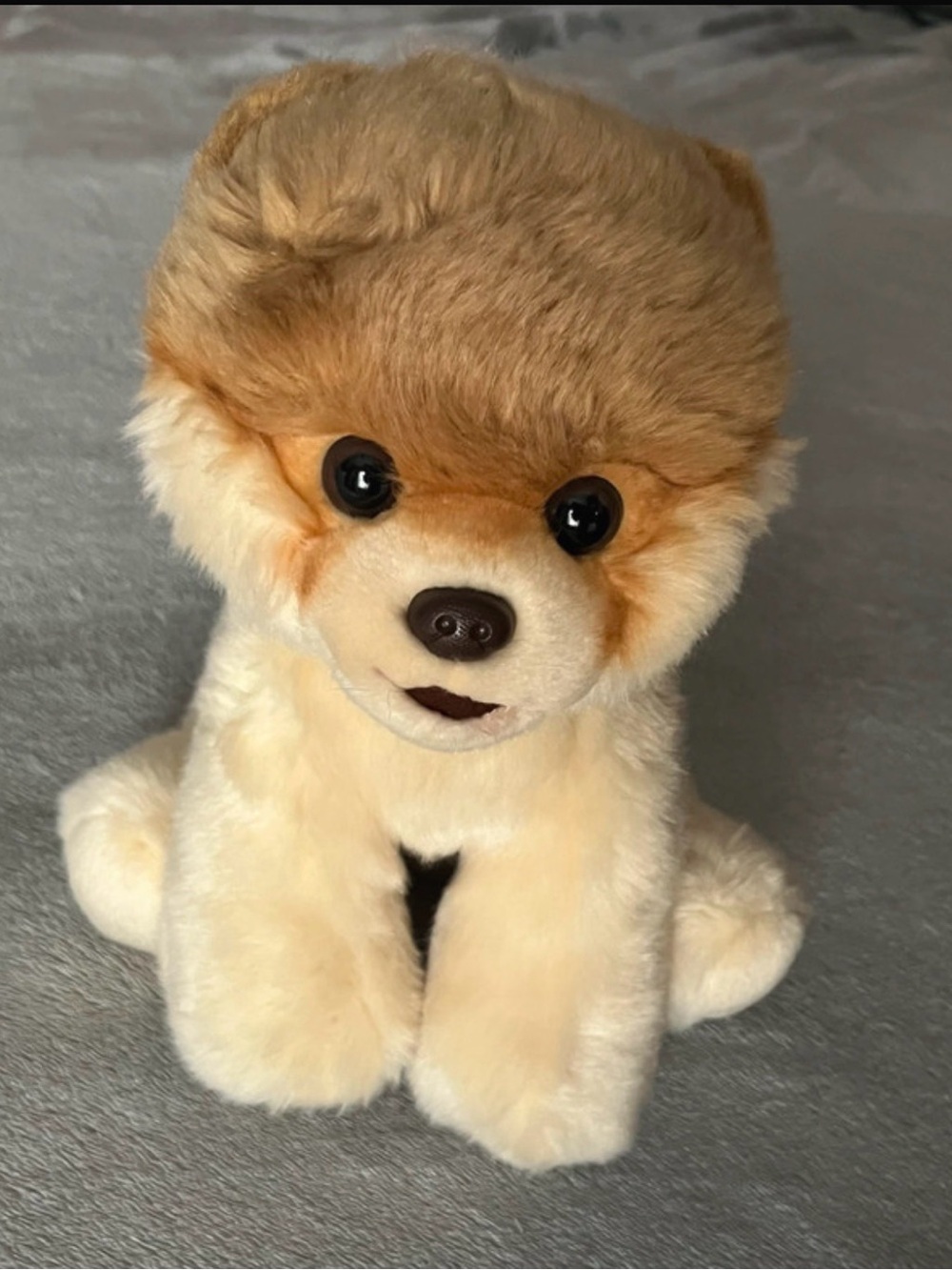 Gund Cream and Brown Plush Dog